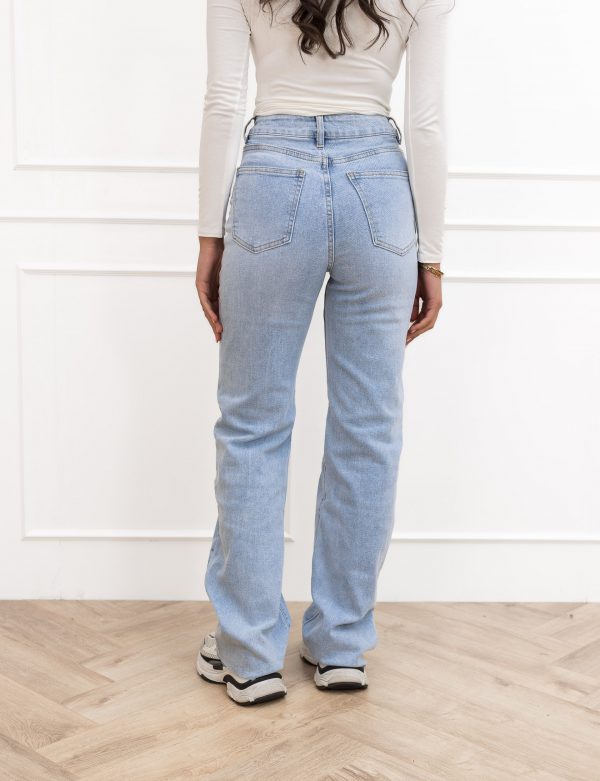 Diny wide leg jeans blauw