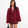 Baudine blazer bordeaux