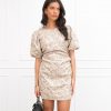 Charlotte jurk beige