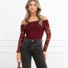 Bibi body bordeaux rood