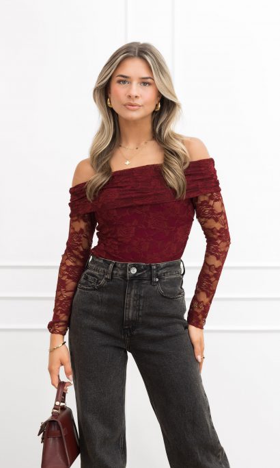 Bibi body bordeaux rood