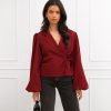 Belle blazer bordeaux