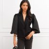 Serina blazer zwart