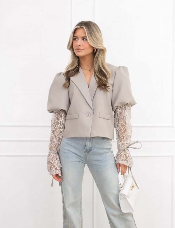 Quinn blazer taupe