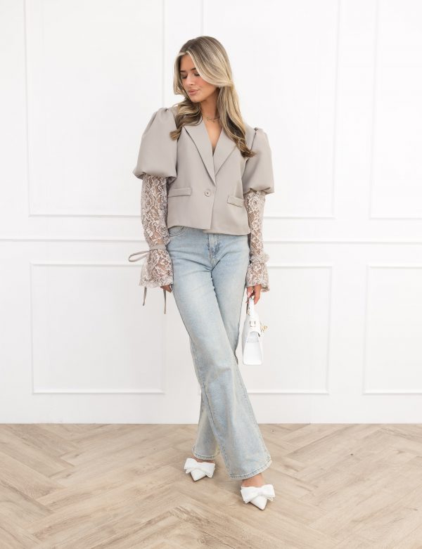 Quinn blazer taupe