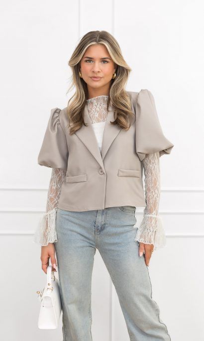 Sira blazer taupe