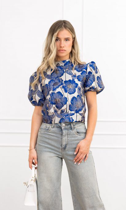 Jackie top blauw