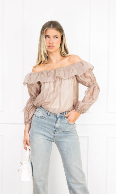 Nyla top taupe