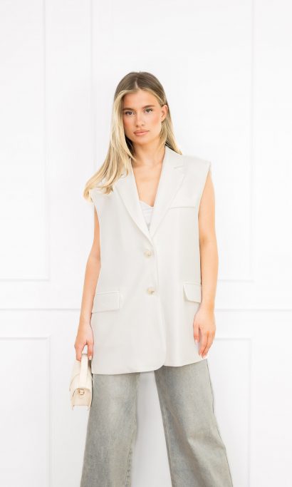 Tessa gilet off white