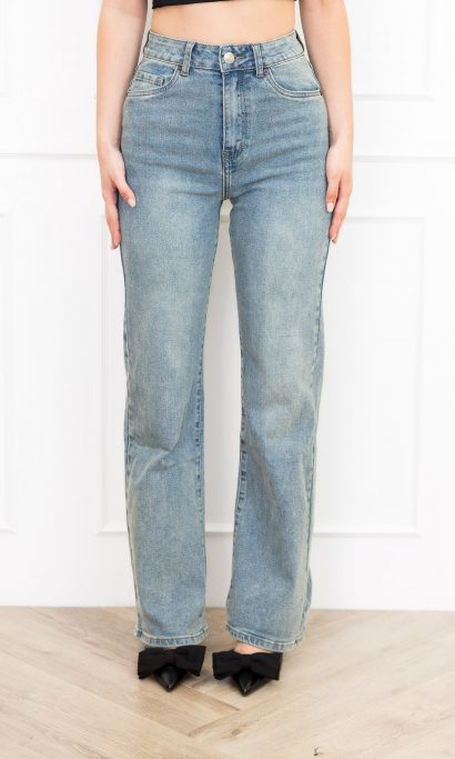 Isabel wide leg jeans blauw